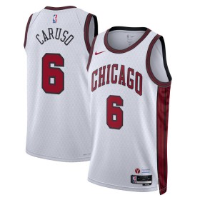 Dres Chicago Bulls Alex Caruso 6 Nike 2022-23 City Edition Bijela Swingman
